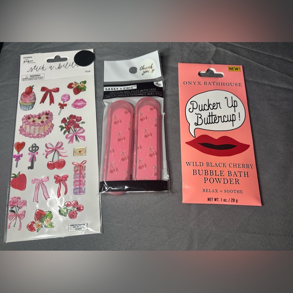 3 pc New Cherry Pucker Up Buttercup Bundle NWT